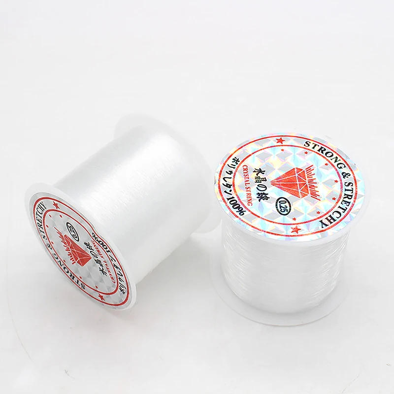 Description Picture 2 of item1pc High Tensile PE Nylon Fishing Line Elastic Thread Spool Invisible Wire Polyester Bait String Monofilament Strong Rope Cord