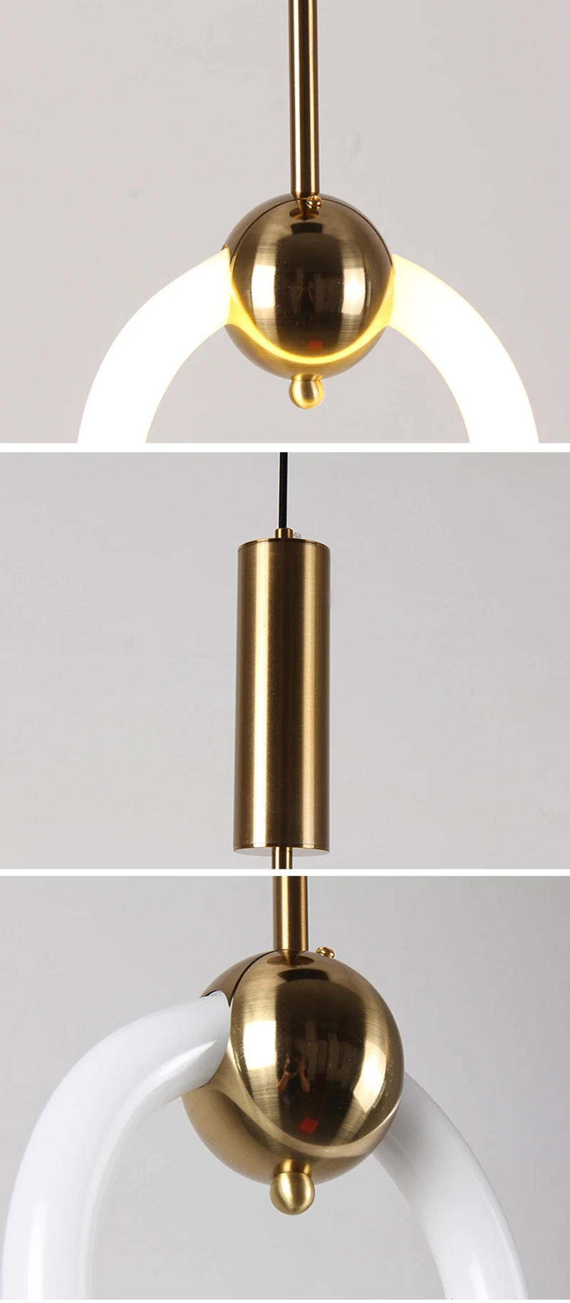 Description Picture 6 of itemModern Led Pendant Lighting Bedroom Bedside Entrance Hanging Lamp Bathroom Indoor Waterproof Decoration Ceiling Lights Nordic