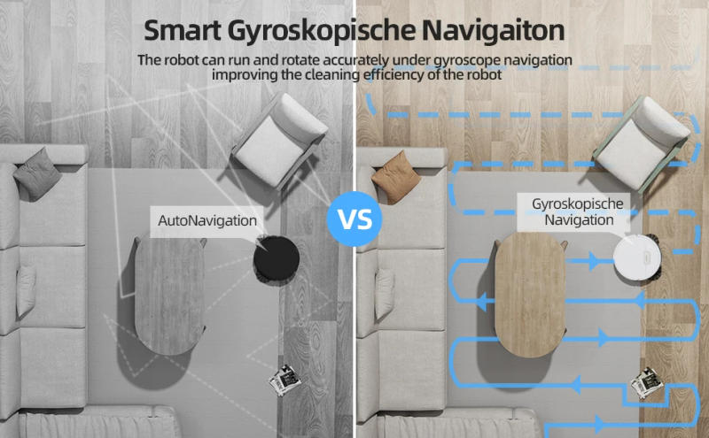 Description Picture 3 of itemHONITURE Robot Vacuum Cleaner Sweeping & Dragging Integrated 4000Pa Self-Charging App&Remote&Voice Control Smart Home Mop