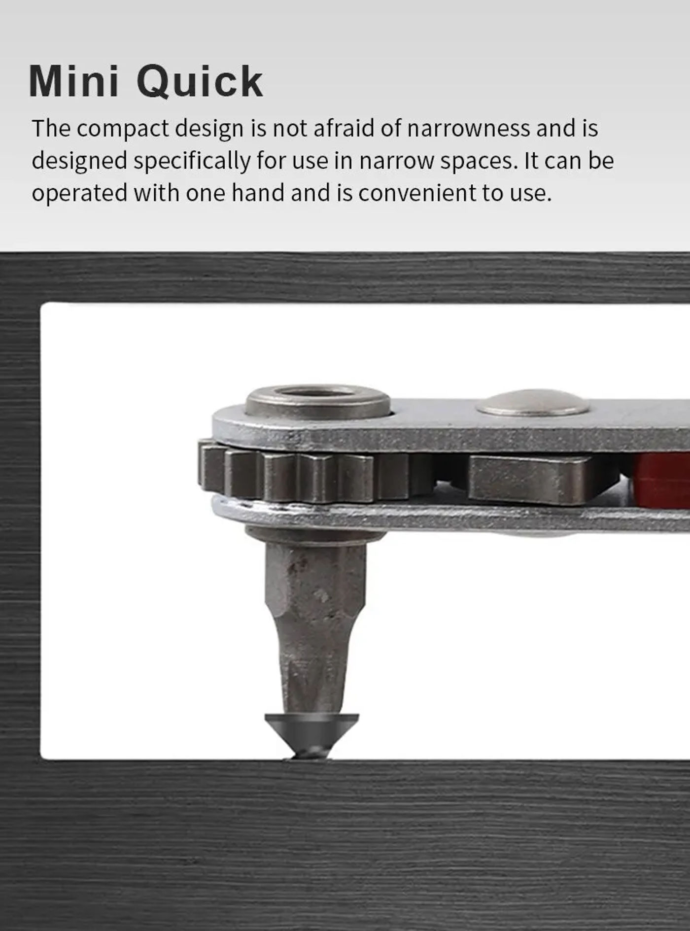 Description Picture 3 of itemMultifunctional Bidirectional Forward and Reverse Ratchet Screwdriver Elbow Flat Head Wrench Cross Screwdriver Slotted Tool