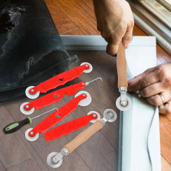 Window Screen Tool Repair Door Mesh Kit Spline and Installation Tools Replacement Roller Kits