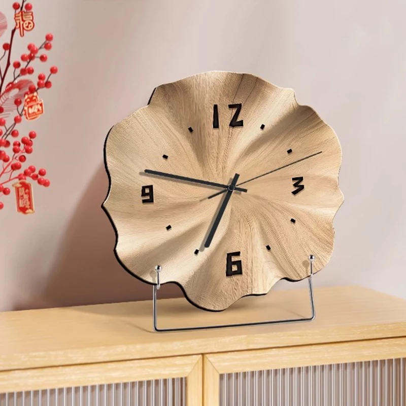 Description Picture 6 of itemDesktop Clock Modern Bedroom Living Room Silent Table Clock Nordic Interior Luxury Unique Office Desk Clocks Home Decoration