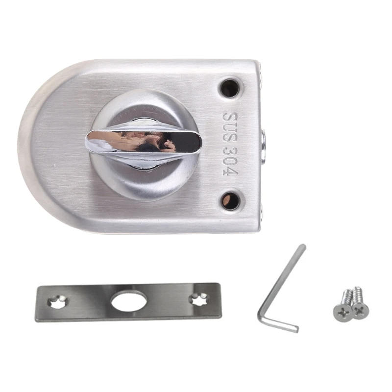 Description Picture 6 of itemKeyless Twist Locks Glass Door Lock Knob Sliding Rotate Indoor Lock