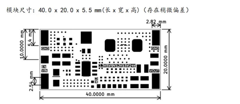 Description Picture 2 of itemTPS54560 Step-down Buck Switching Power Supply Module Low Ripple DC-DC High Voltage Current 5.5-60V to 3.3V/5V/9V/12V/15V/24V 5A