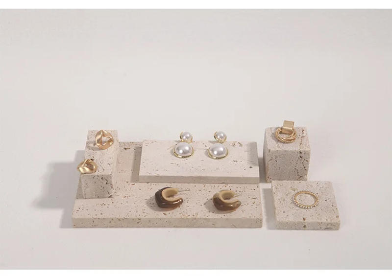 Description Picture 6 of itemNatural Holes Stone INS Photo Props for Jewelry Make Up Cosmetics Creative Advertisement Photography Posing Studio Shoot Decor