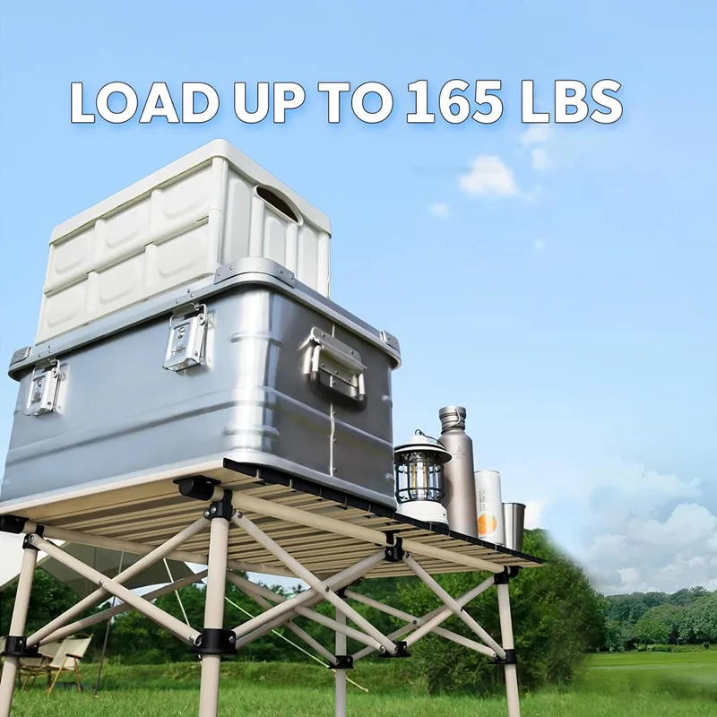 Description Picture 4 of itemUltralight Camping Portable Folding Table BBQ Roll Table Picnic Barbecue Coffee Table Outdoor Tourist Tables Camping Equipment