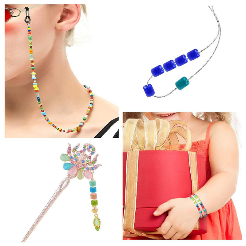 Description Picture 3 of itemMetal Bead Loom Kit Weaving Beading Loom for Jewelry Bracelet DIY Knitting Machine Creative Handmade Beads Knitting Tool