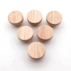 Wooden Round Home Accessory Cupboard With Screws Wardrobe Cabinet Pull Handles Door Pull Knobs Drawer Knobs Furniture Hardware