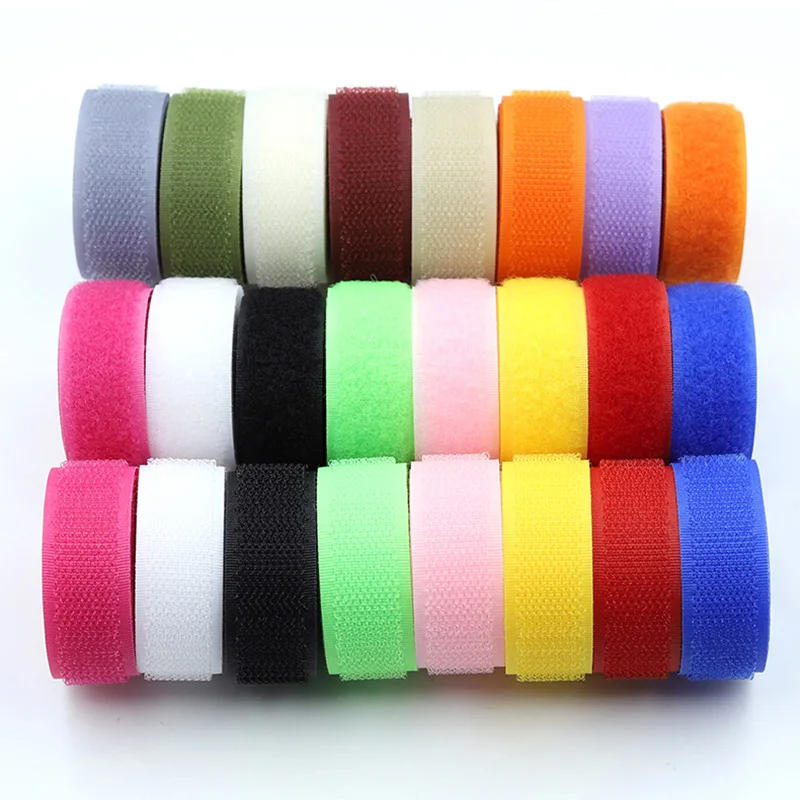 Description Picture 4 of item2CM Colorful Hook-and-Loop fastener self-adhesive No Adhesive Fastener Tape Nylon Magic Tape Cable Ties DIY Sewing Garment Bags
