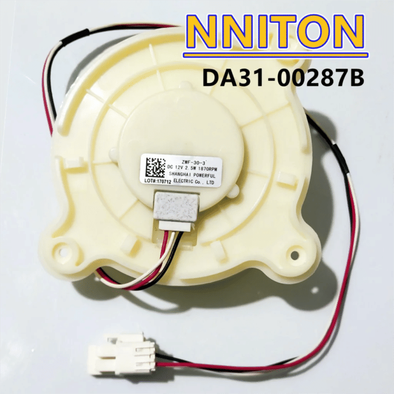 Description Picture 2 of itemNew For Refrigerator Radiator Fan DA31-00287B DA31-00334C DA31-00305A DC12V 2.5W Fridge Cooling Fans Freezer Parts