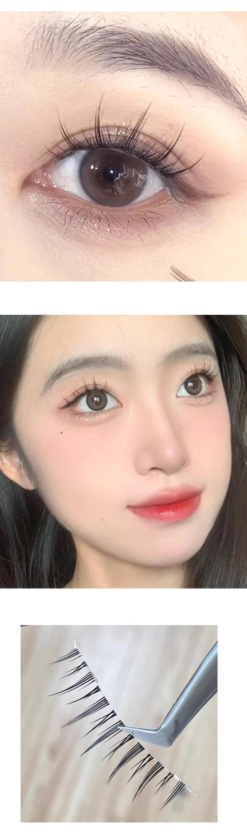 Description Picture 4 of itemBLINKWAVE manhua lashes 5 Pairs Little Devil Fairy Fairy Eyelash Natural eyelashes Comic Eyes manga lashes korean makeup