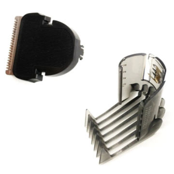 2Pcs/Set HAIR CLIPPER COMB + Hair Trimmer Cutter For  QC5120 QC5125 QC5130 QC5135 QC5115 QC5105