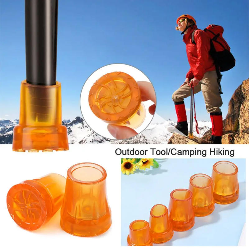 Description Picture 2 of itemTrekking Pole Nordic Walking Stick Cane Climb Replacement Alpenstock Outdoor Camping Hiking Protector Cap Tip Rubber