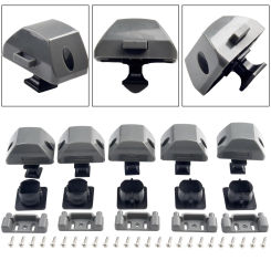 5PCS Push Button Catch Lock Multifunctional Zinc Alloy Latch Knob For Boat Recreational Vehicle Cabinet Convenient Accessories