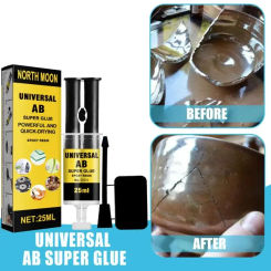 25ml Box Epoxy Resin AB Adhesive Waterproof And High Temperature Resistant All-Purpose Repair Push-Pipe Glue Woodworking