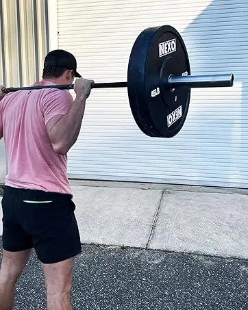 Description Picture 4 of itemWeight Plates 85LB Set - Olympic 2 inch Center Premium Coating 2x 25lb, 10lb, 5lb, and 2.5lb for Olympic Weight Lifting Barbells