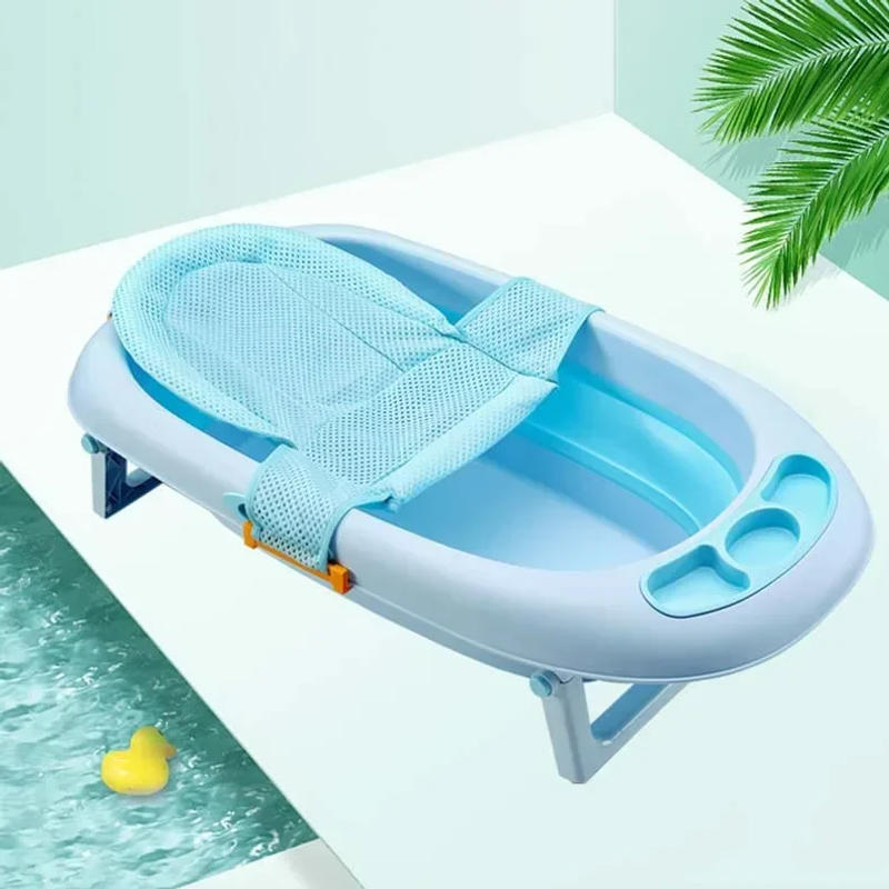 Description Picture 2 of itemBaby Bath Net Seat Support Mat Foldable Baby Bath Tub Pad Chair Newborn Bathtub Pillow Infant Anti-Slip Body Cushion