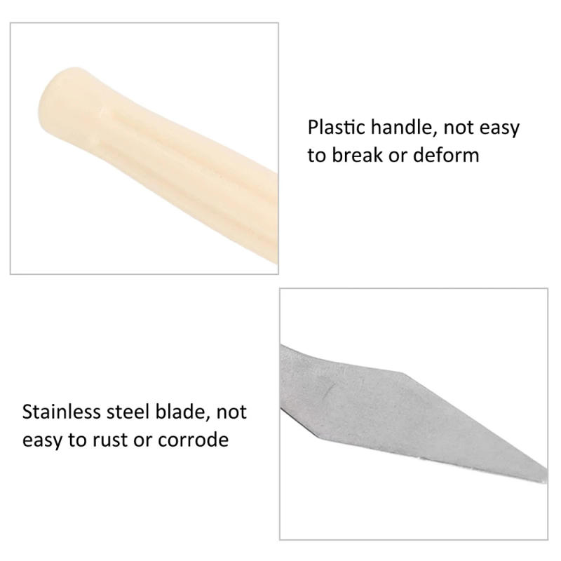 Description Picture 6 of item7pcs/Set Oil Paint Knife For Cake Painting Design Accessories Mini Palette Knife Baking Spatula Clay Sculpting Tool
