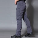 Summer trend quick-dry thin casual pants men slim-fit straight tube cargo pants trend brand sports stretch pants men