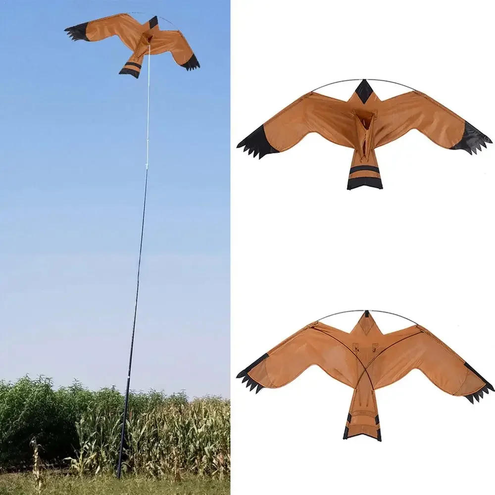 Description Picture 3 of itemBird Scarer Flying Kite Bird Repeller Large Eagle Kites Scarecrow Decoy for Farm Garden Bird Pigeon Repellent Kite Without Pole