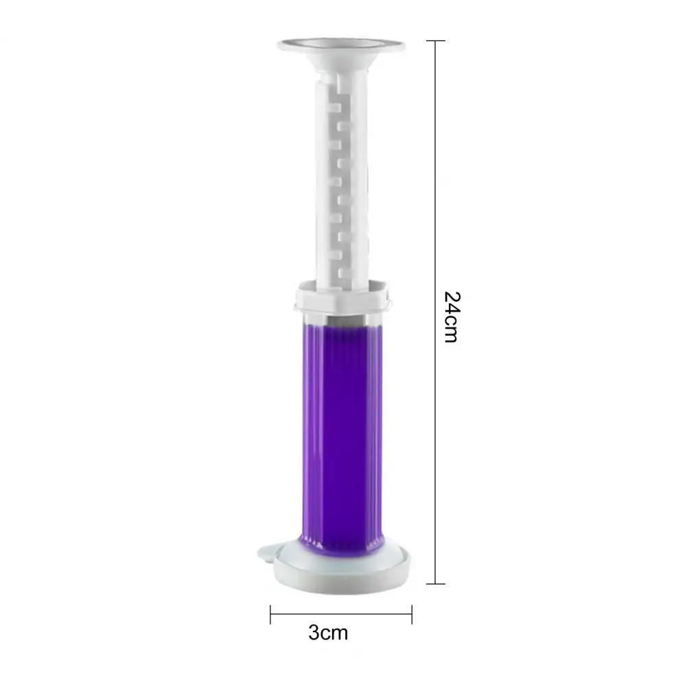 Description Picture 2 of itemAutomatic Toilet Cleaner Gel Flowers Long Lasting 10Days Toilet Bowl Cleaner with Lavender Scent Freshener for Siphon Inner Wall