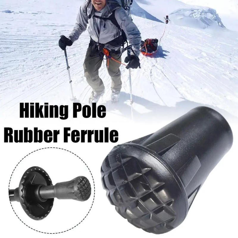 Description Picture 5 of item2/4/6Pcs Trekking Pole Nordic Walk Stick Cane Climb Replacement Tip Protector Hike Outdoor Alpenstock Cap Camp Rubber M7C6