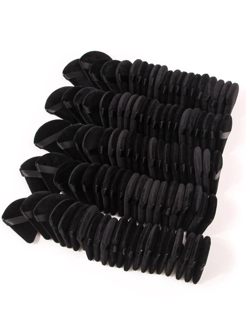 Description Picture 6 of item100Pcs  Triangle Powder Puff For Loose Powder Liquid Cosmetic Soft Plush Powder Puff Makeup Foundation Puff Makeup Tool