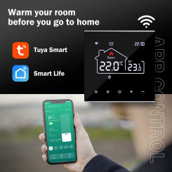 Tuya WiFi Floor Heating Thermostat Programmable Temperature Controller for Electric Warm Gas Boiler Smart Life Work with Alexa