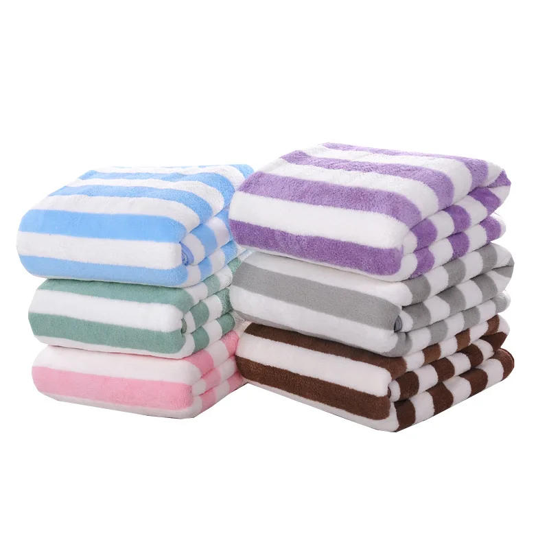 Description Picture 2 of item35x75cm Adults Bath Towel Absorbent Quick Drying Spa Body Wrap Face Hair Shower Towels Large Beach Cloth Bathroom Tools