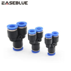 2/5/10pcs PY Series 4 6 8 10 12mm OD Hose 3 Way Port Y Shape Air Pneumatic Quick air Pneumatic Connectors Coupling Brass Fitting