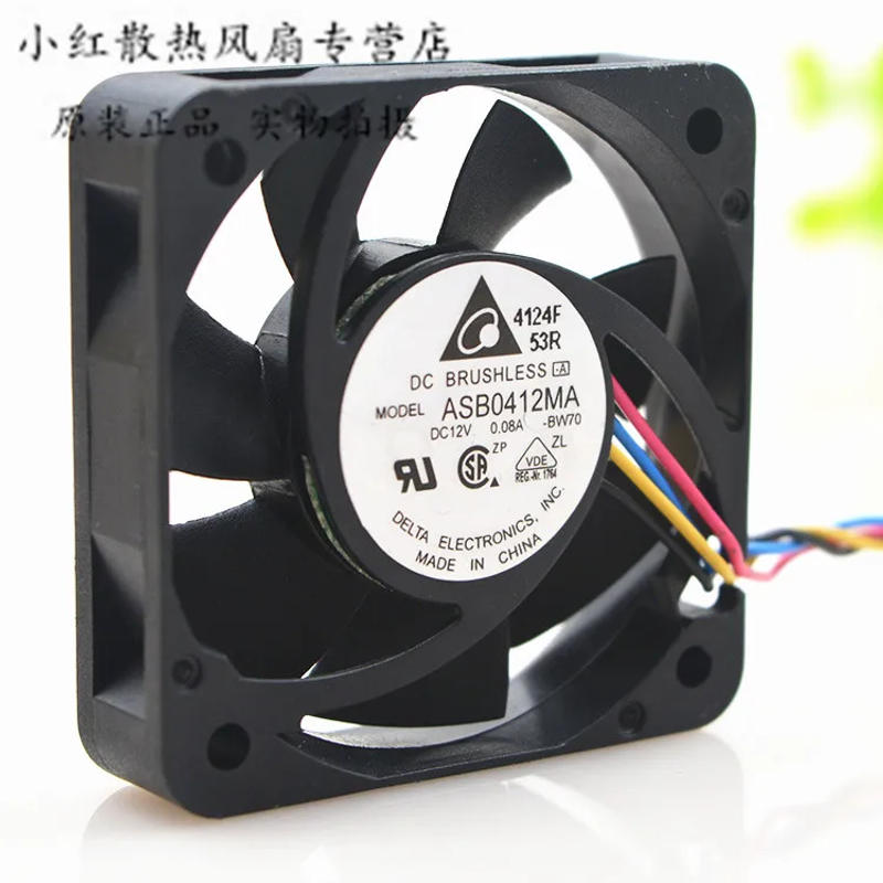 Description Picture 2 of itemDelta Electronics ASB0412MA DC 12V 0.08A 40x40x10mm 4-Wire Server Cooling Fan