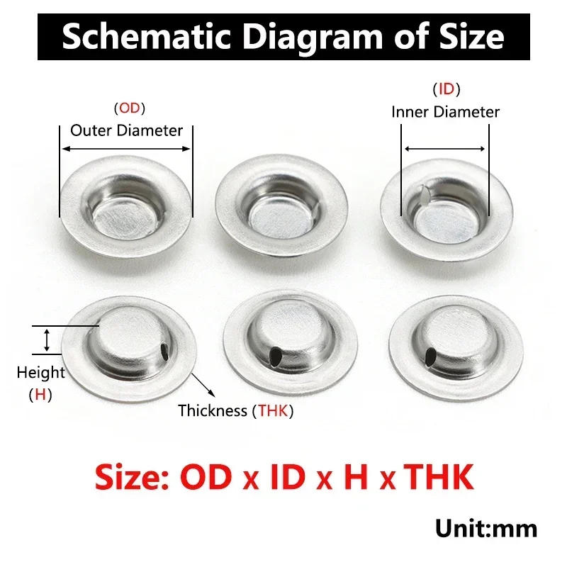 Description Picture 2 of item18650 Battery Spot Welding Cap Alternative Electrode Tip Cap  Positive Spot Welding Accessories Battery Negative Flat Gaskets