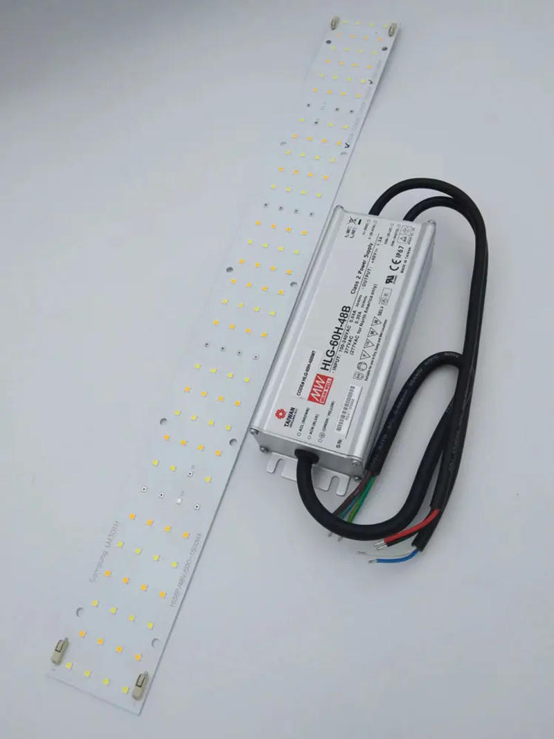 Description Picture 4 of itemLM301H Quantum Bar Samsung Led QB128 60W Kit Growing Light Plate 48V 1.3A Full Spectrum Phytolamp for Plants 660 UV IR Indoor