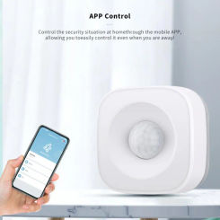 Tuya WiFi Movement Motion Sensor PIR Detector Smart Life APP Home Alarm Security System Detect Human Body Work with Alexa