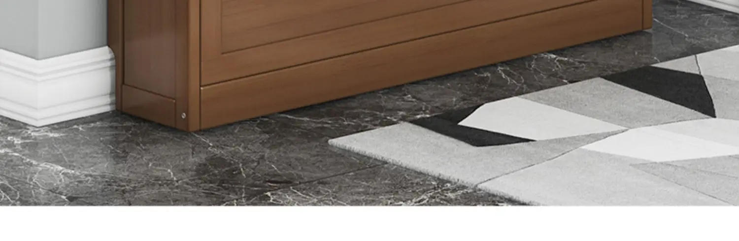 Description Picture 6 of itemSimple shoe rack dust-proof shoe cabinet, solid bamboo storage cabinet with integrated partition for home entrance to save space