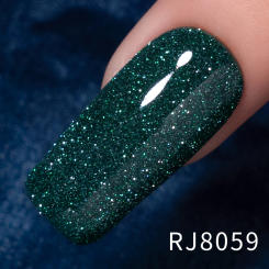 RS NAIL10ml Sparkling Gel Nail Polish Reflective Glitter Gel Semi Permanent Nail Art Varnish For Manicures Need Base Top Coat