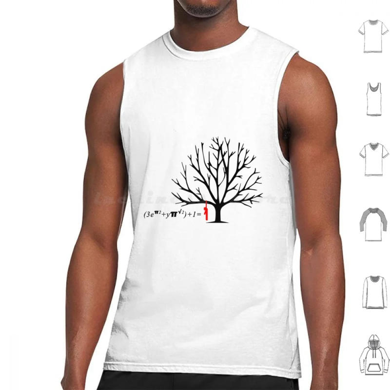 Description Picture 2 of itemMath Problems Tank Tops Print Cotton Math Problems Science Nerd Geek Funny Mathematics School Teacher Engineering