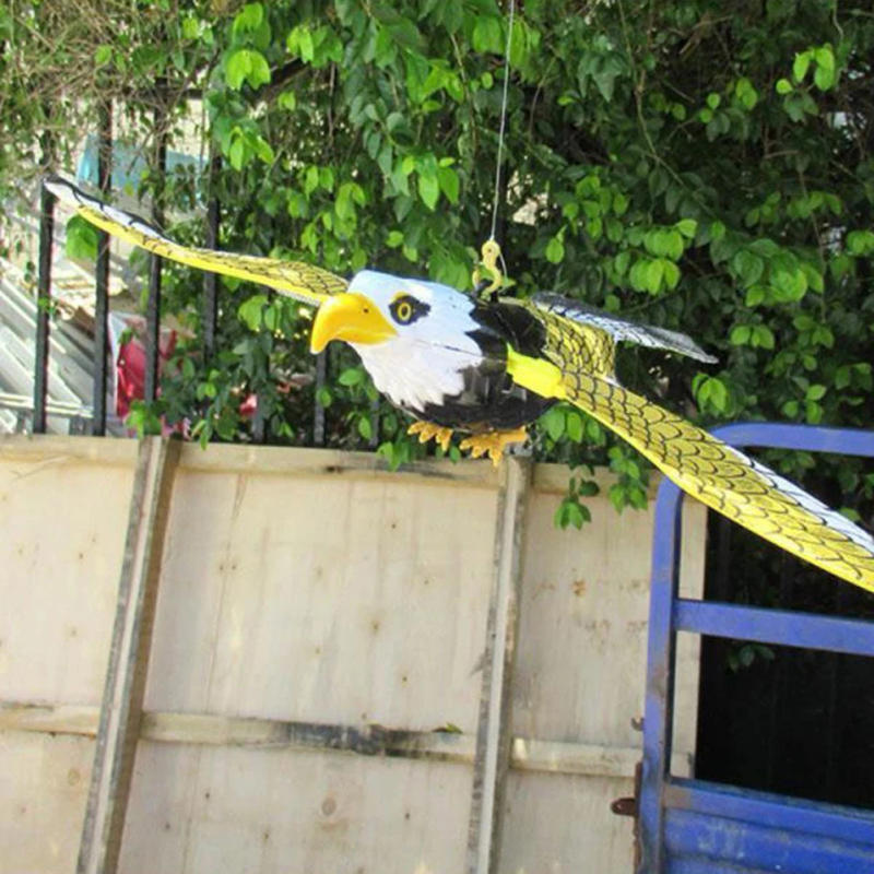 Description Picture 4 of itemEmulation Flying Bird Hawk Scarer New Deterrent Repellent Hunting Garden Decoy Hanging Eagle Drive Bird Kite Bird Repellent