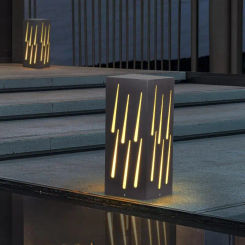 Outdoor Waterproof Creativity LED Lawn Lamp AC110V 220V Raindrop Steet Light For Garden Path Landscape Villa Courtyard Lighting