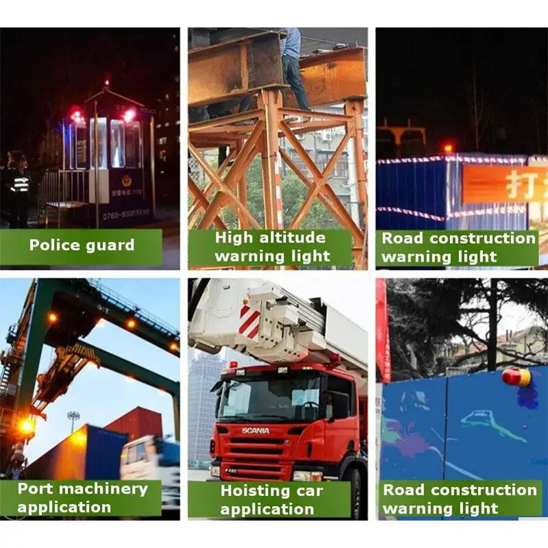 Description Picture 5 of itemSolar LED Emergency Light/Solar-powered warning lights /Beacon light/ Traffic Alarm Lights/Tower crane lamp