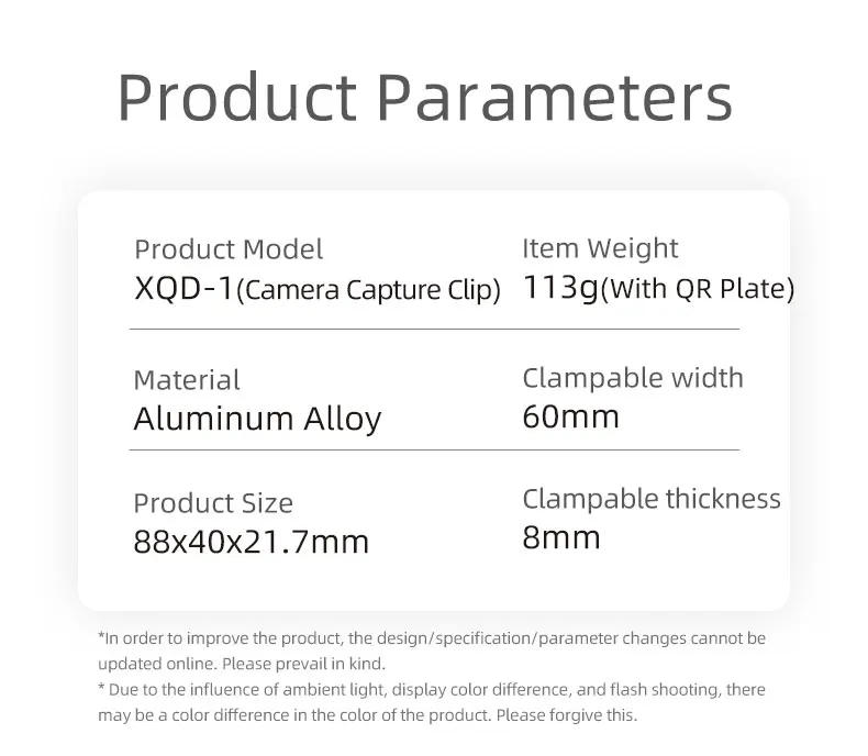 Description Picture 3 of itemUniversal DSLR Camera Gimbal Arca Swiss Quick Release Plate Clamp Quick Switch Tripod Slider Mount Adapter Camera Clamp