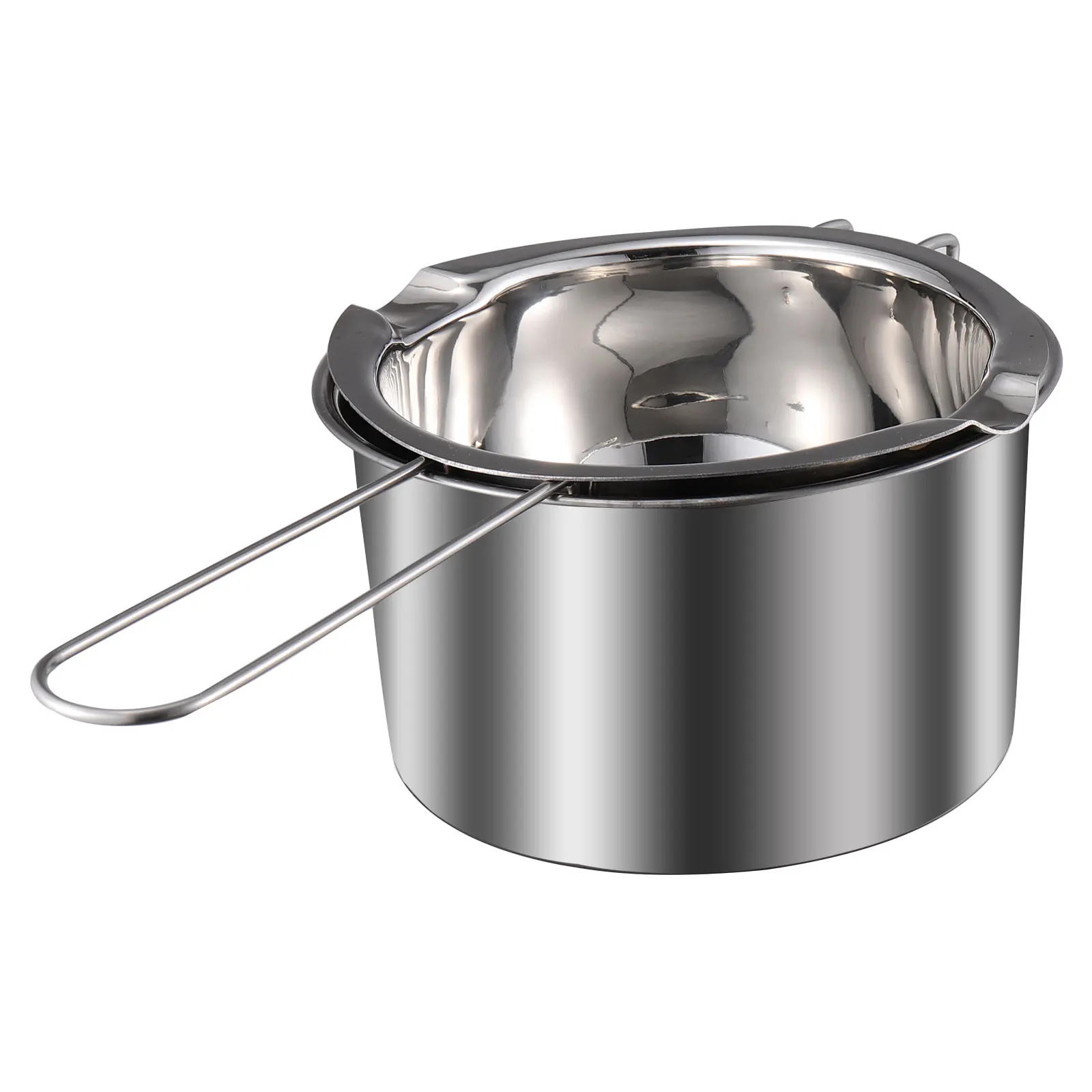 Description Picture 2 of itemDouble Boiler Pot Wax Melting Pot Cheese Melting Pot Chocolate Melting Pot Stainless Steel Chocolate Pot Nice Chic Fine Safe