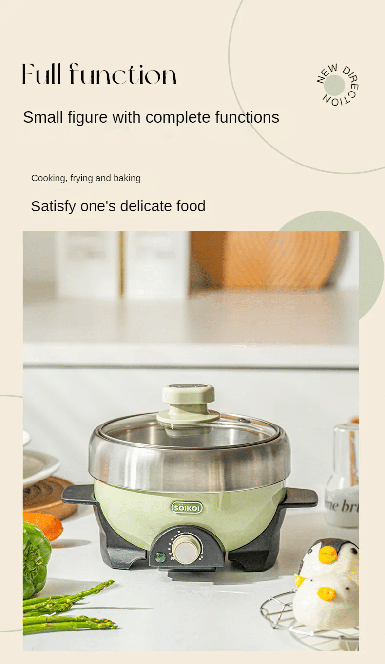 Description Picture 2 of itemElectric cooker multi-function household split type student dormitory small cooking frying pan