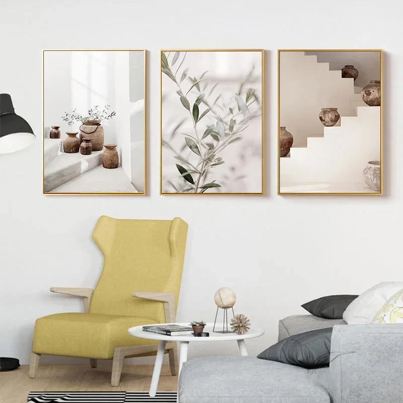 Description Picture 4 of itemBohemian Classic Vase Still Life Wall Art Canvas Painting Ins Style Aesthetic Poster Prints Picture for Modern Living Room Decor