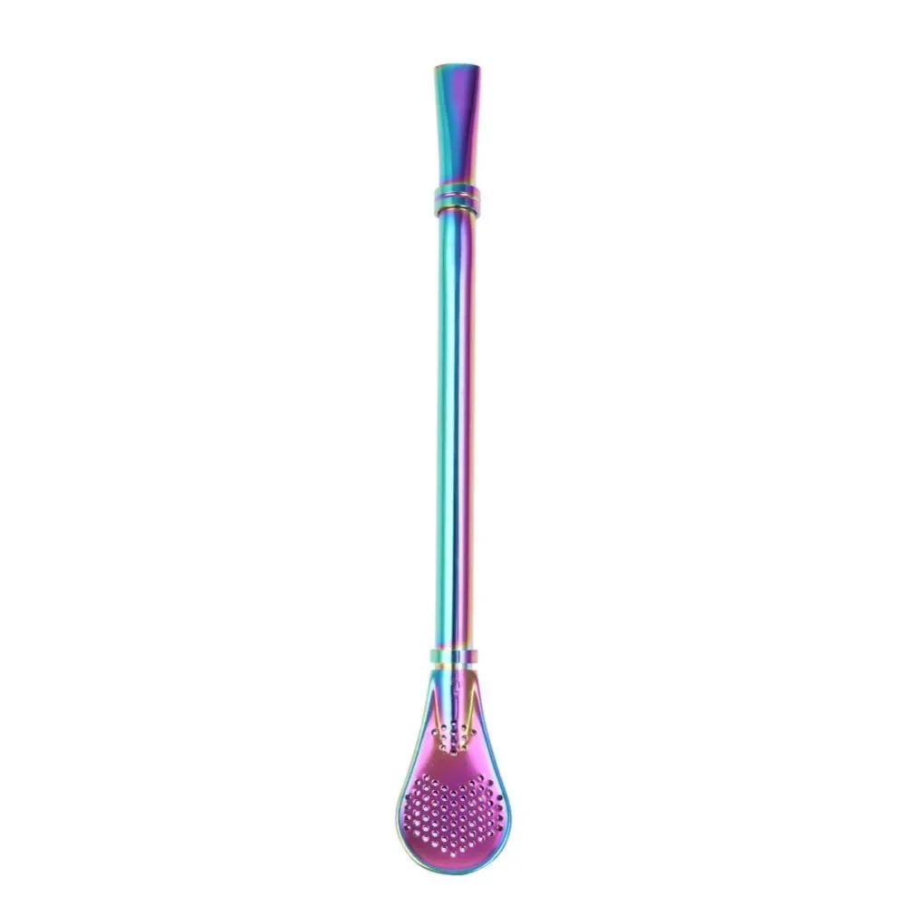 Description Picture 2 of itemStainless Steel Drinking Straw Tea Filter Handmade Yerba Mate Tea Strainer Gourd Washable Drinking Straws Tea Tool