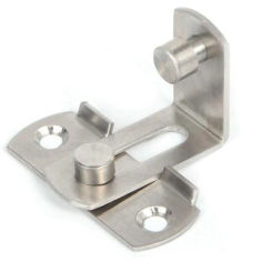 Stainless Steel Sliding Door Chain Locks 90 Degree Hasp Latches Security Tools Hardware For Window Cabinet Hotel  3/4 Inch