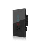 Black 2Gang Socket