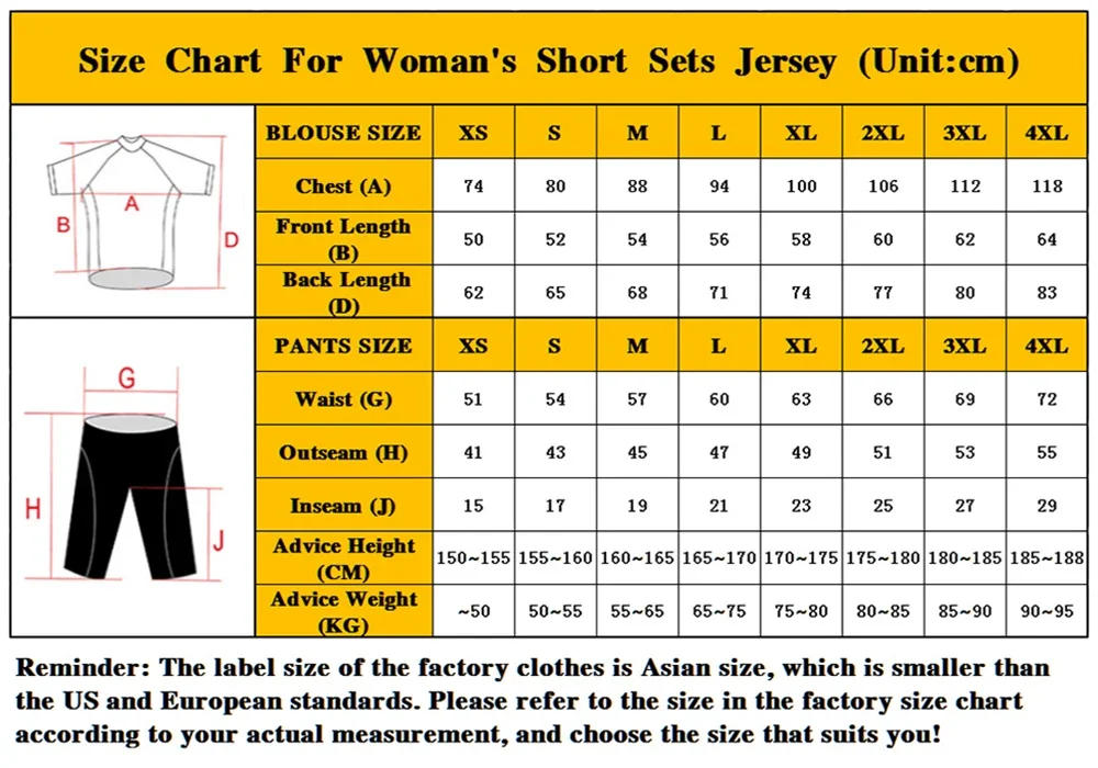 Description Picture 2 of item2025 Fashion Cycling Set Women Cycling Jersey Short Sleeve Bicycle Cycling Clothing Kit Mtb Bike Wear Triathlon Maillot Ciclismo