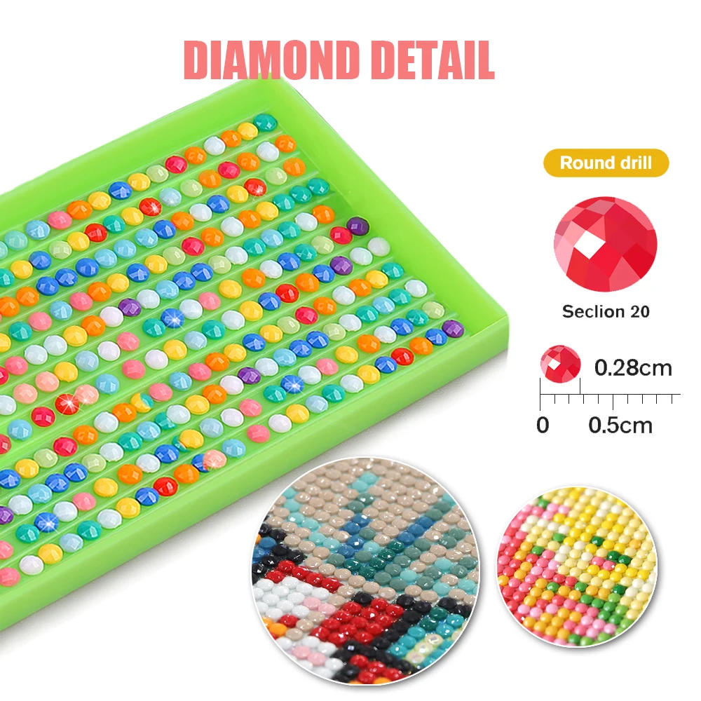 Description Picture 6 of item5D Diy Diamond Painting City Pixel Art Picture Full Diamond Mosaic Embroidery Cross Stitch Kit Rhinestone Inlay Home Decor Gift
