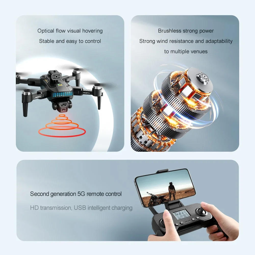 Description Picture 4 of itemGPS Drone 8K HD Camera 3-Axis Gimbal Anti-Shake Aerial Photography Brushless Motor Aircraft Folding 4K Quadcopter 2KM Toys
